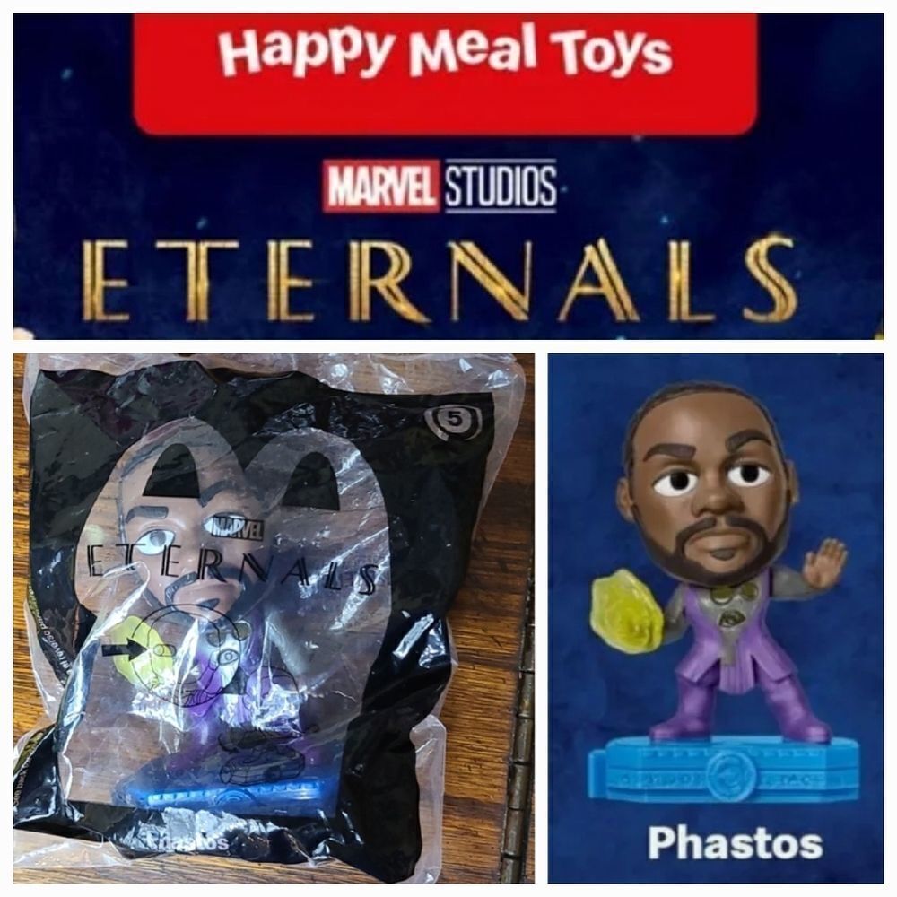 Marvel Eternals Phastos Toy #5 Sealed McDonald’s Happy Meal Collectible Figure